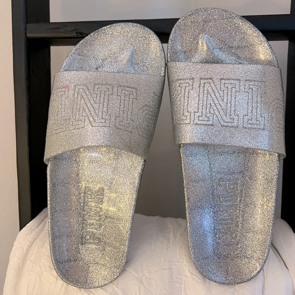 PINK silver slides - Picture 1 of 4